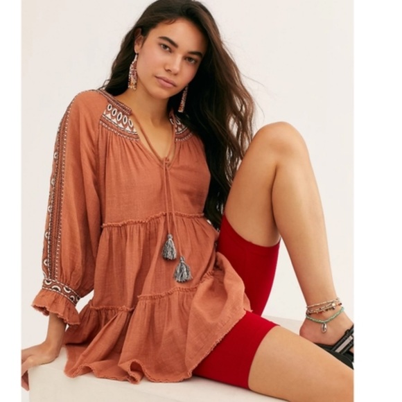 Free People Tops - Free People Dreamweaver Tiered Tunic sz xs